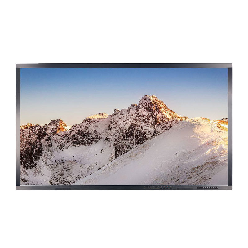 4K UHD Infrared Touch Screen Monitor , 75 Inch Interactive Flat Panel
