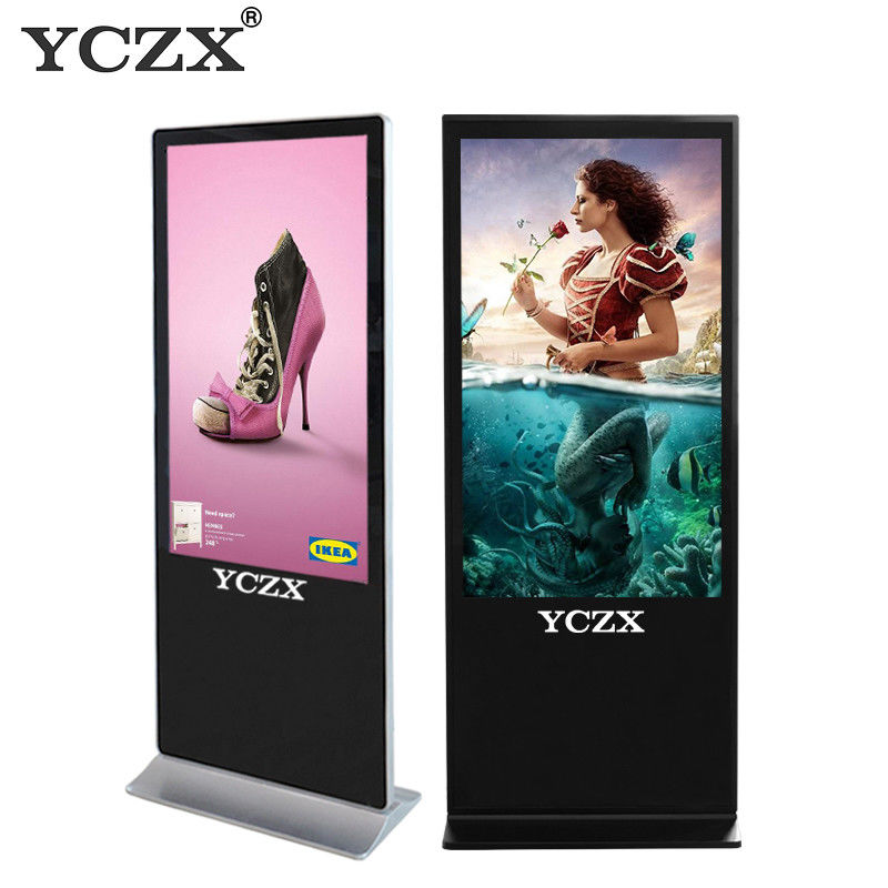 Digital Floor Standing LCD Advertising Display With WiFi Android System